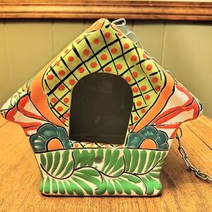 Talavera Hand Painted Bird House